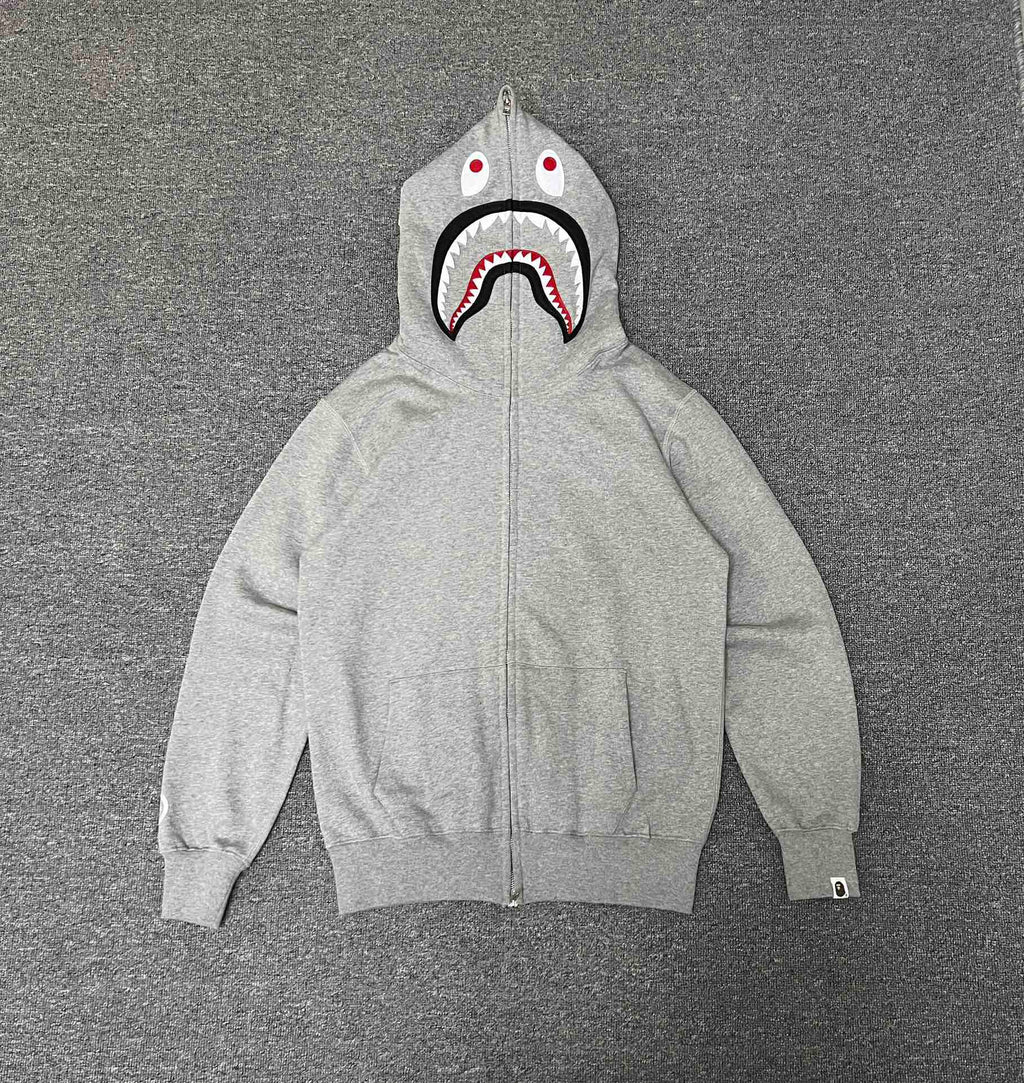 BAPE Shark Full-Zip Hoodie — Solid