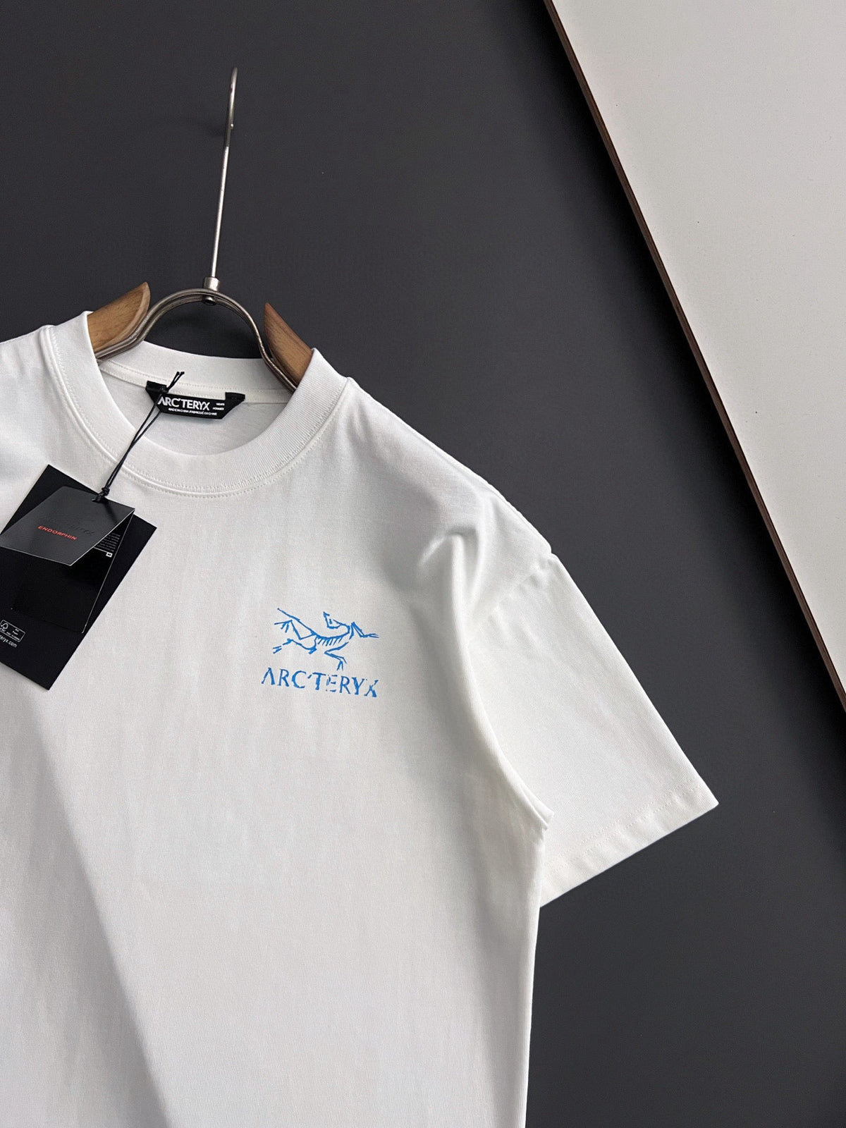 Front‑Back Fossil‑Bird Graphic Print Short‑Sleeve T‑Shirt