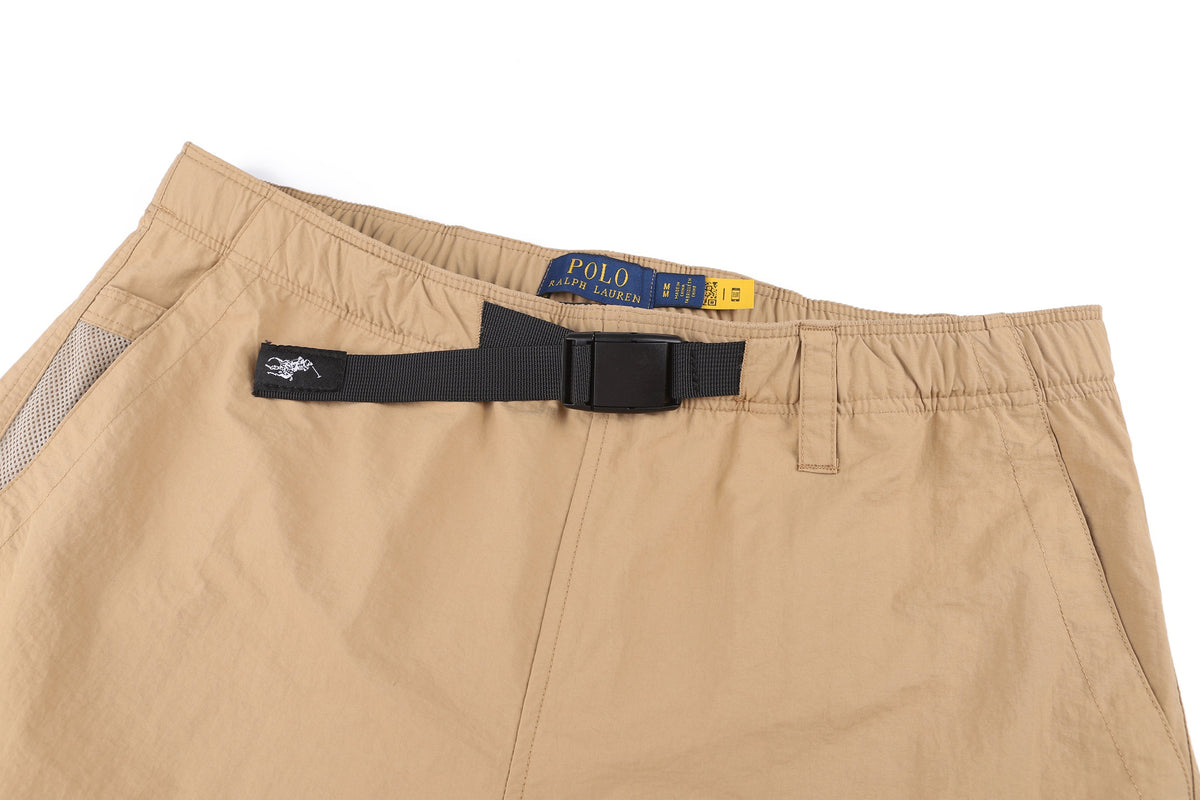 Polo Ralph Lauren Men's Belted Nylon Casual Shorts, Signature Pony Embroidery