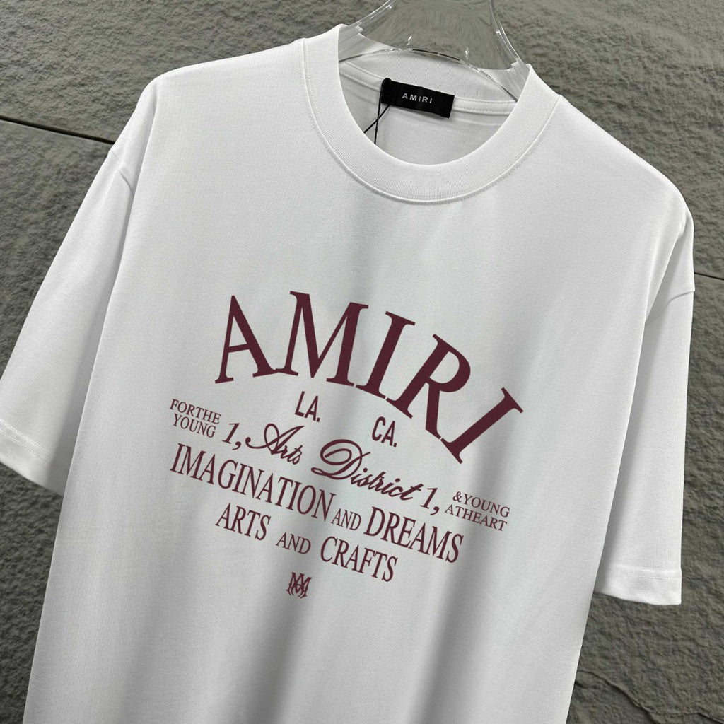 AMIRI LA Arts and Crafts Graphic Crew-Neck Short-Sleeve T-Shirt