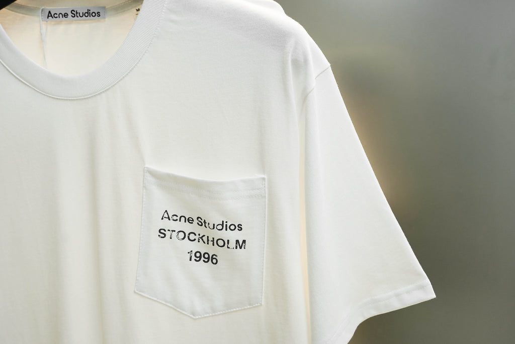 Acne Studios Stockholm 1996 Pocket Crew‑Neck Short‑Sleeve T‑Shirt