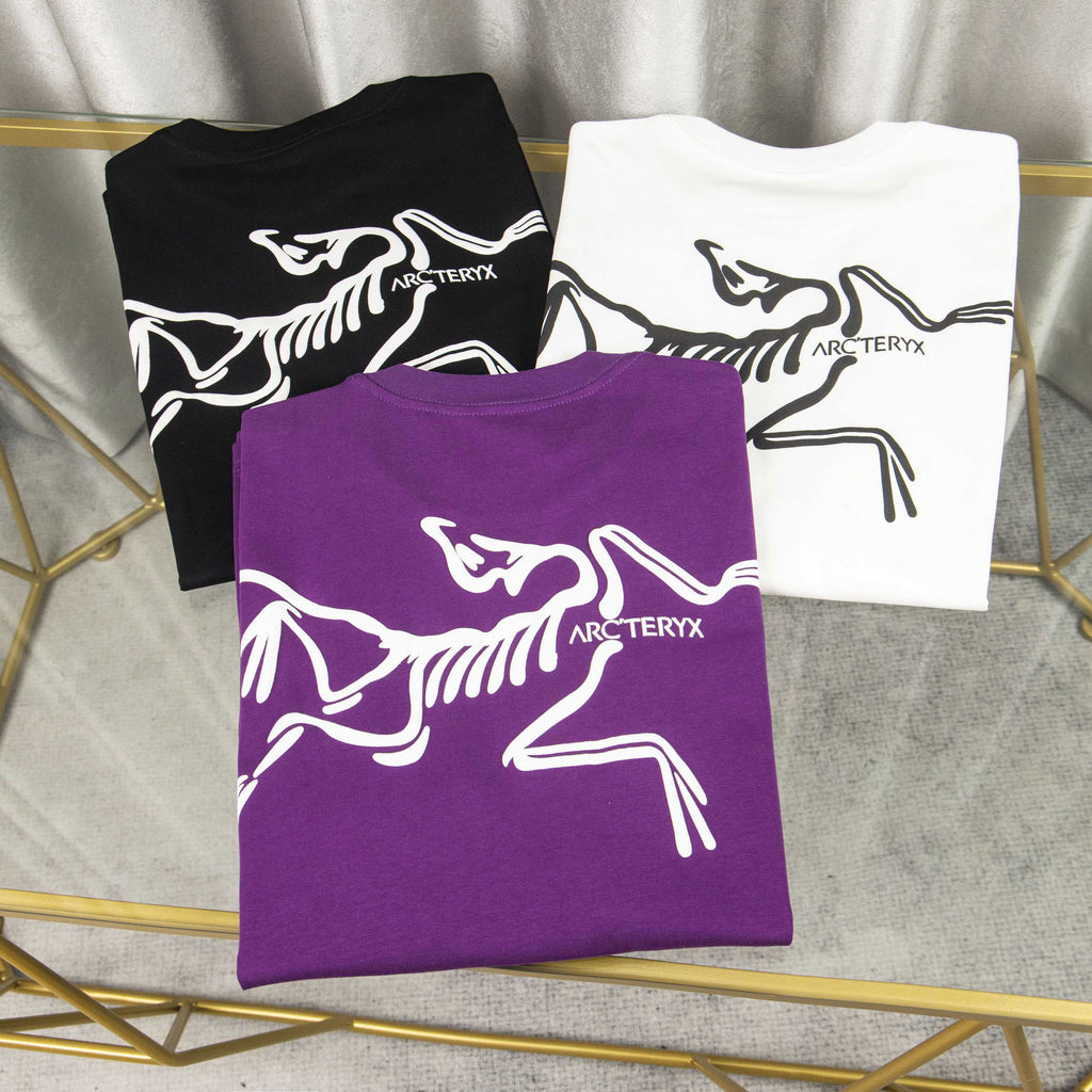 Arc'teryx ARC25FW Puff Print Skeleton Bird Heavyweight Unisex T-Shirt