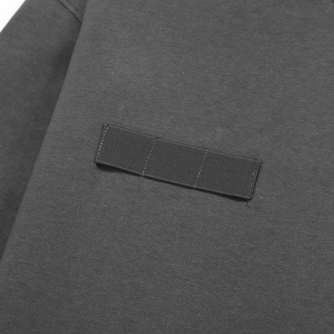 Stone Island Cotton Crew Neck Sweatshirt with Left Chest Name Patch and Right Sleeve Compass Badge Pocket