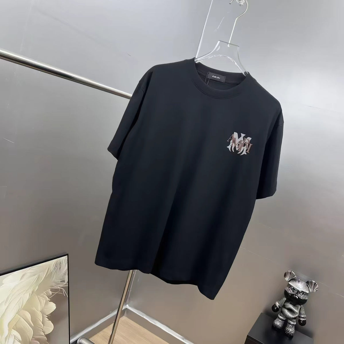 AMIRI For the Dreamers Layered Logo Graphic Crew-Neck Short-Sleeve T-Shirt