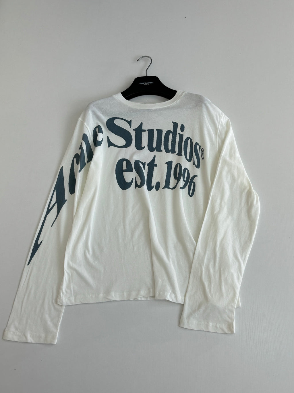 Acne Studios Est.1996 Graphic Oversized Long‑Sleeve T‑Shirt