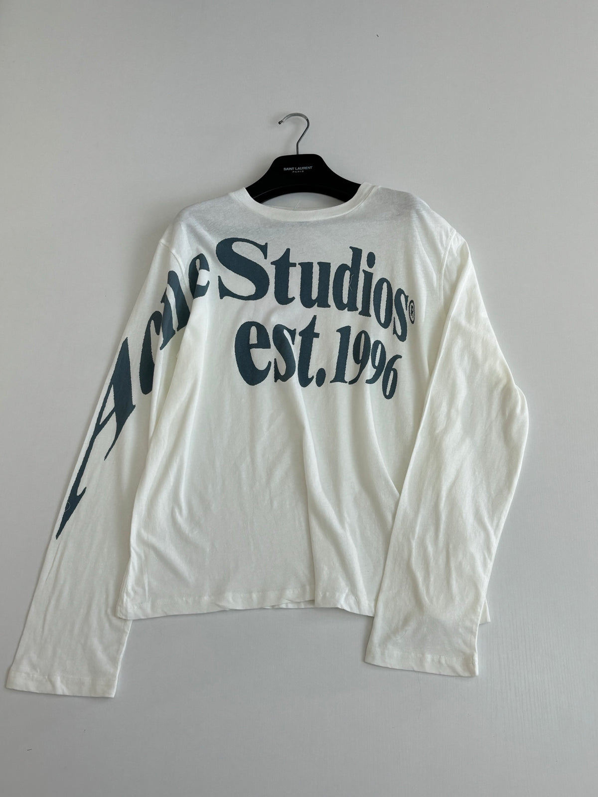 Acne Studios Est.1996 Graphic Oversized Long‑Sleeve T‑Shirt