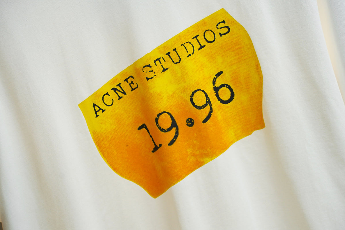 Acne Studios 1996 Sticker‑Print Crew‑Neck Short‑Sleeve T‑Shirt