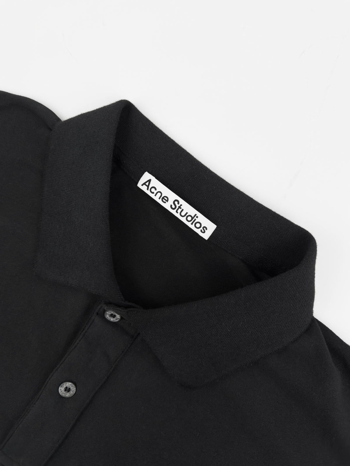 Acne Studios Est.1996 Logo Short‑Sleeve Polo Shirt
