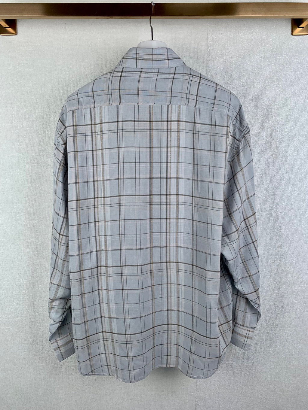 Acne Studios Oversized Plaid Long‑Sleeve Shirt
