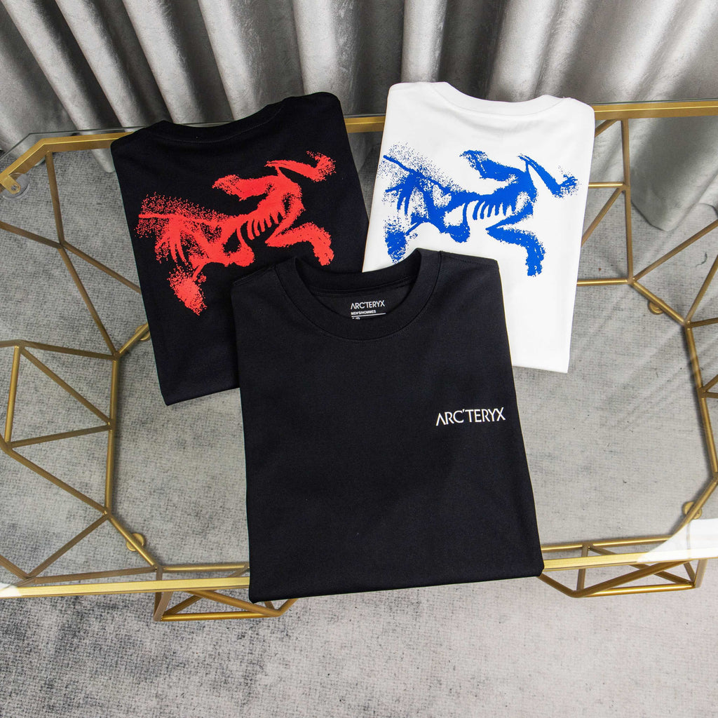 Arc'teryx 2025 FW Minimalist Blue Logo Oversized T-Shirt