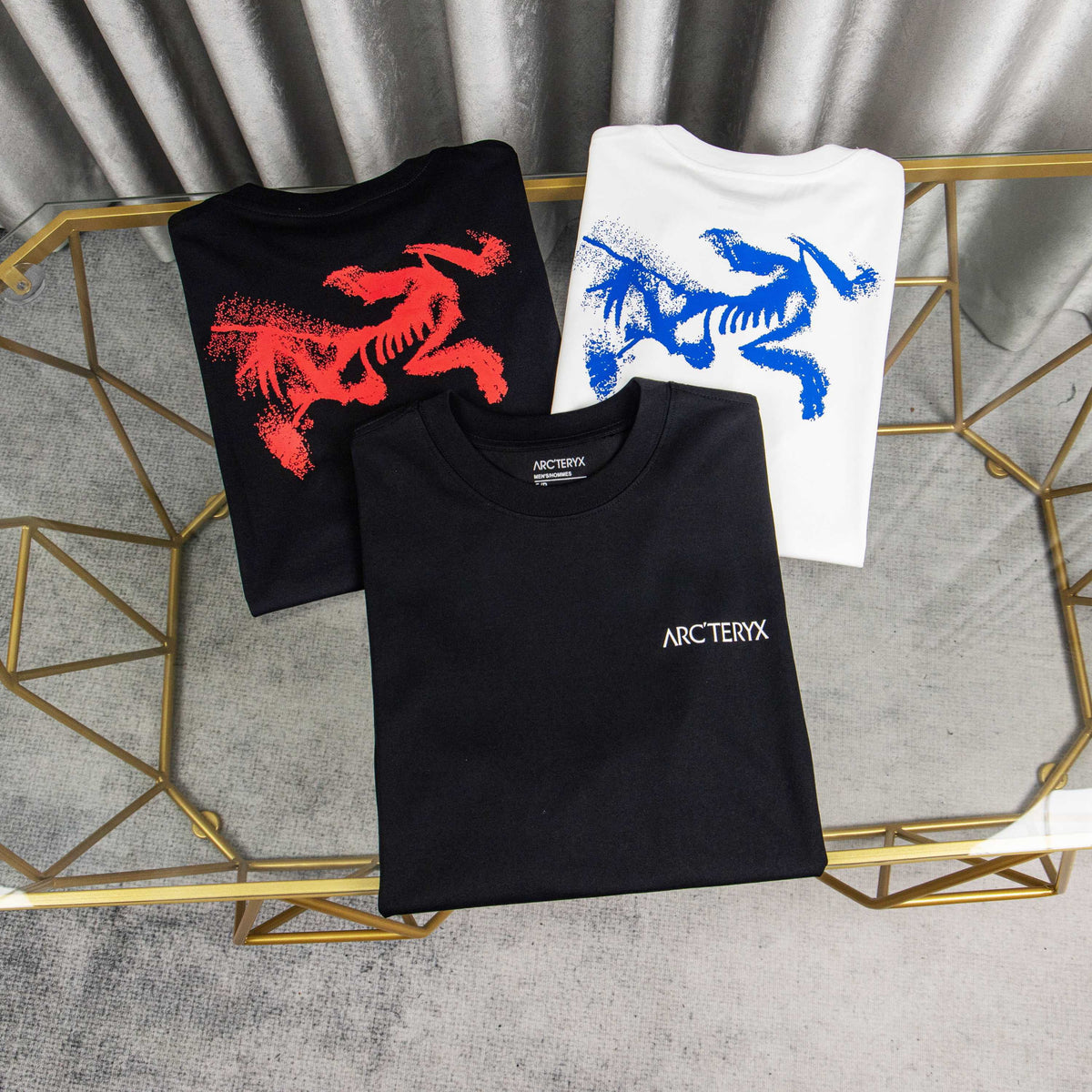 Arc'teryx 2025 FW Minimalist Blue Logo Oversized T-Shirt