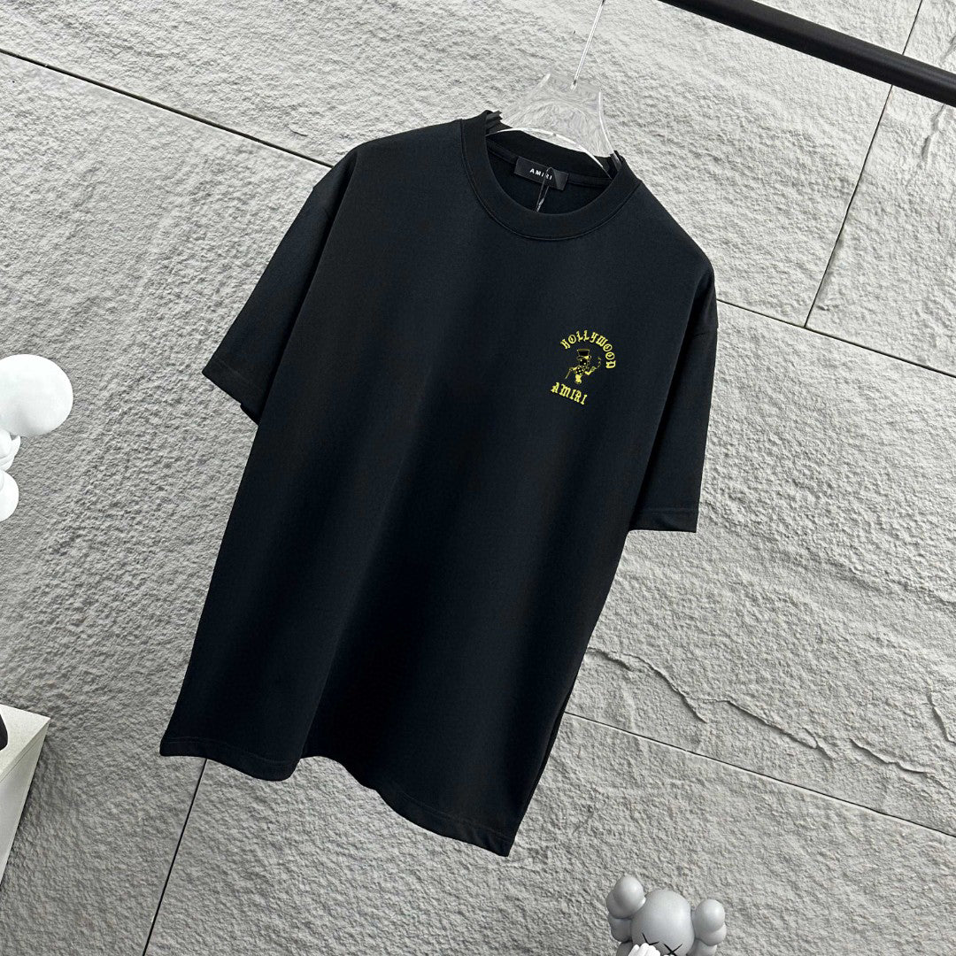 AMIRI Hollywood Character Graphic Crew-Neck Short-Sleeve T-Shirt