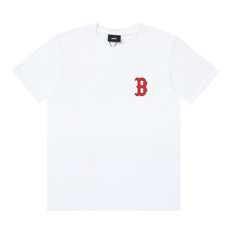 MLB Large Back Team Logo Cotton Short‑Sleeve T‑Shirt