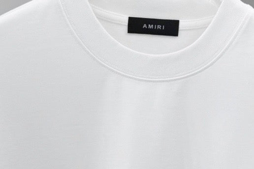 AMIRI MA Monogram Chest Graphic Short‑Sleeve Tee