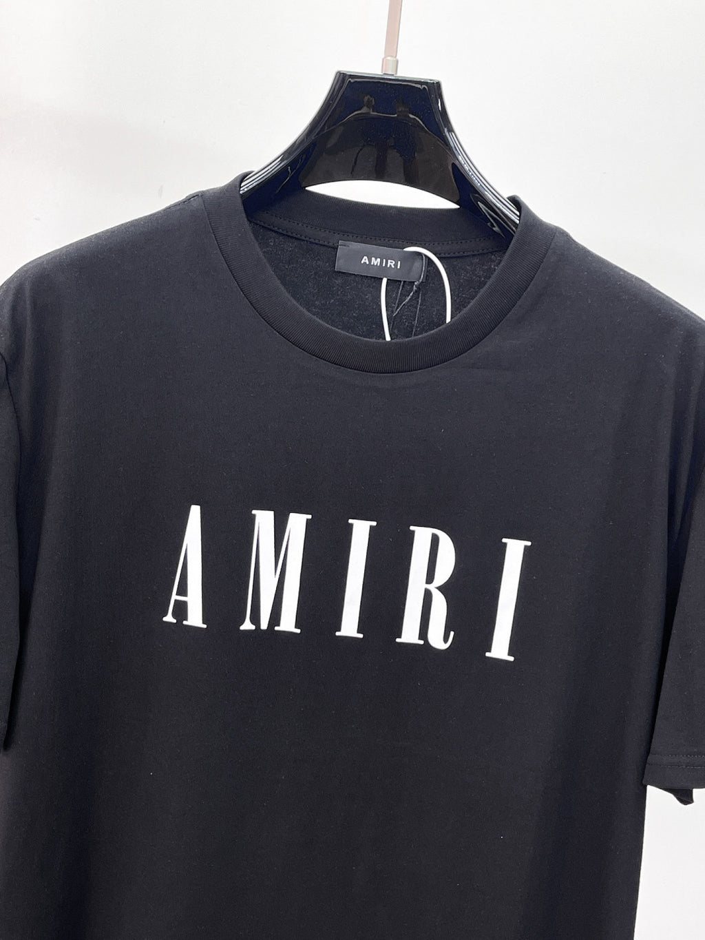 AMIRI Serif Core Logo Graphic Short‑Sleeve Tee
