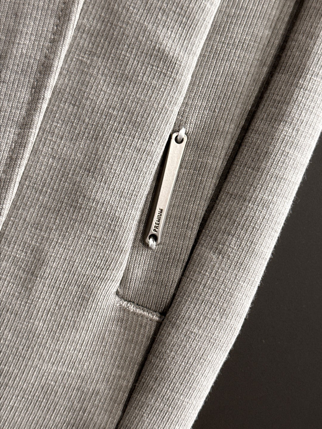 Ralph Lauren Men's Grey Drawstring Straight‑Leg Sweatpants