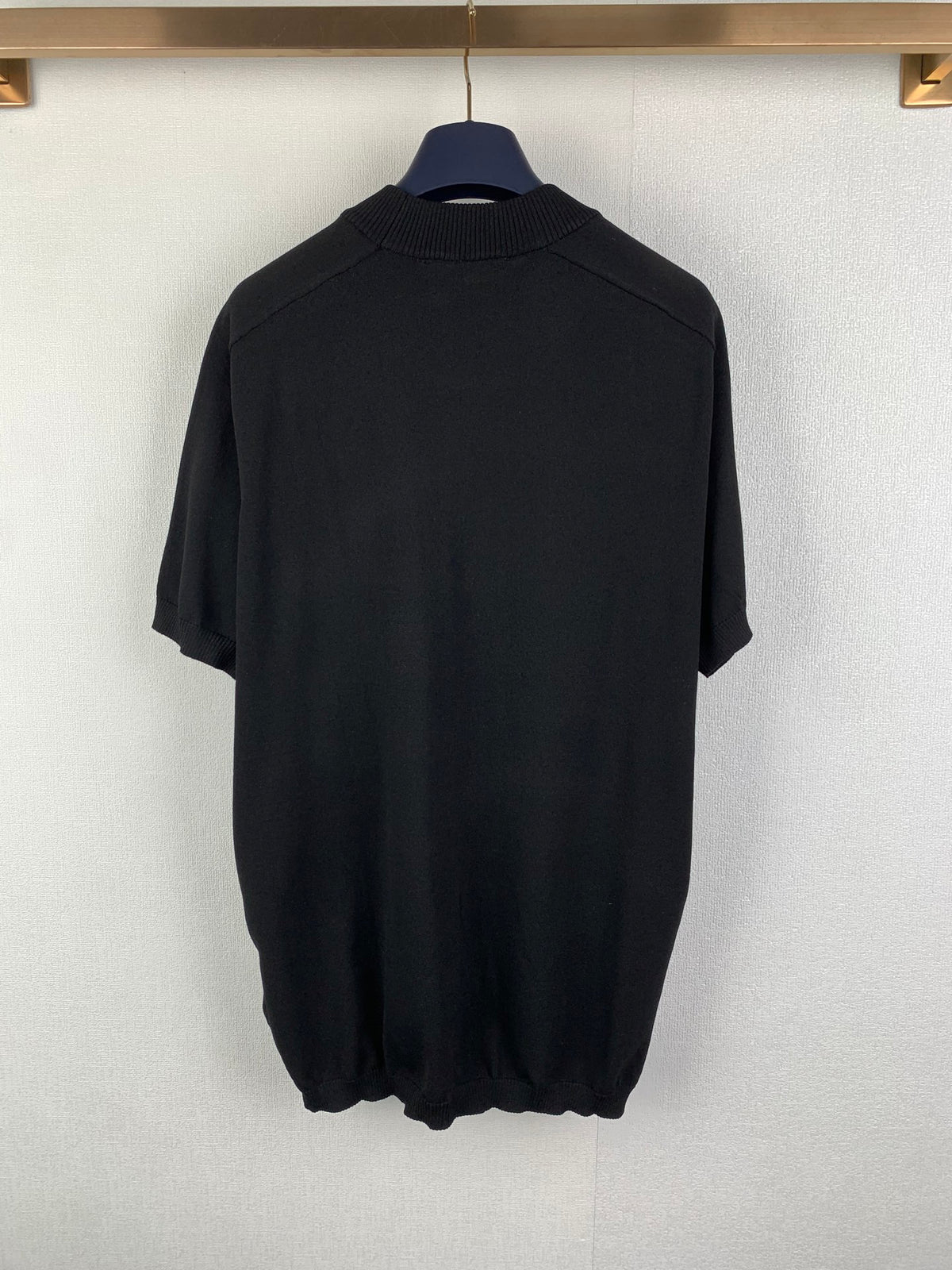 Acne Studios Script Logo Short‑Sleeve Knit T‑Shirt