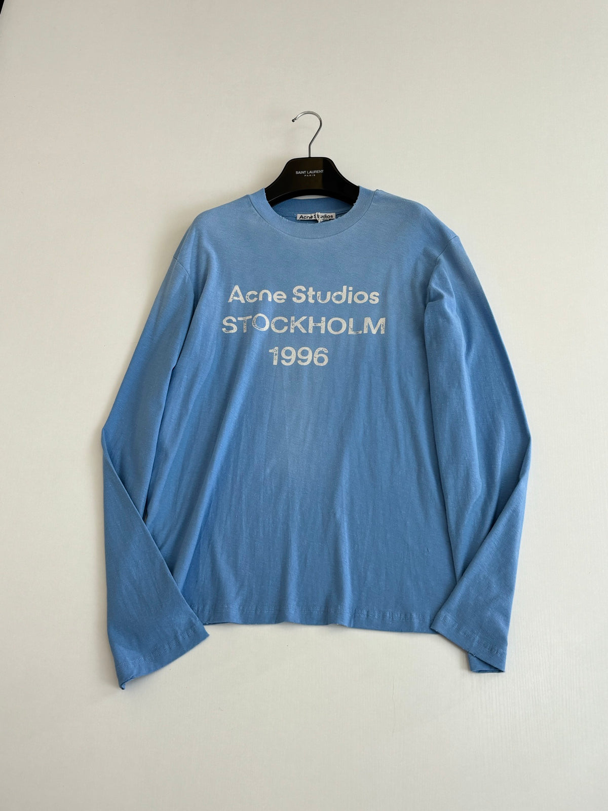 Acne Studios Stockholm 1996 Print Oversized Long‑Sleeve T‑Shirt