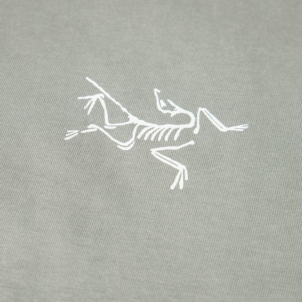Arc'teryx Mini Bird Logo Front & Oversized Archaeopteryx Skeleton Back Unisex T-Shirt