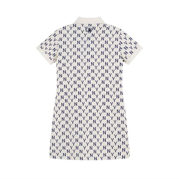 NY Yankees All-Over NY Monogram Polo Dress