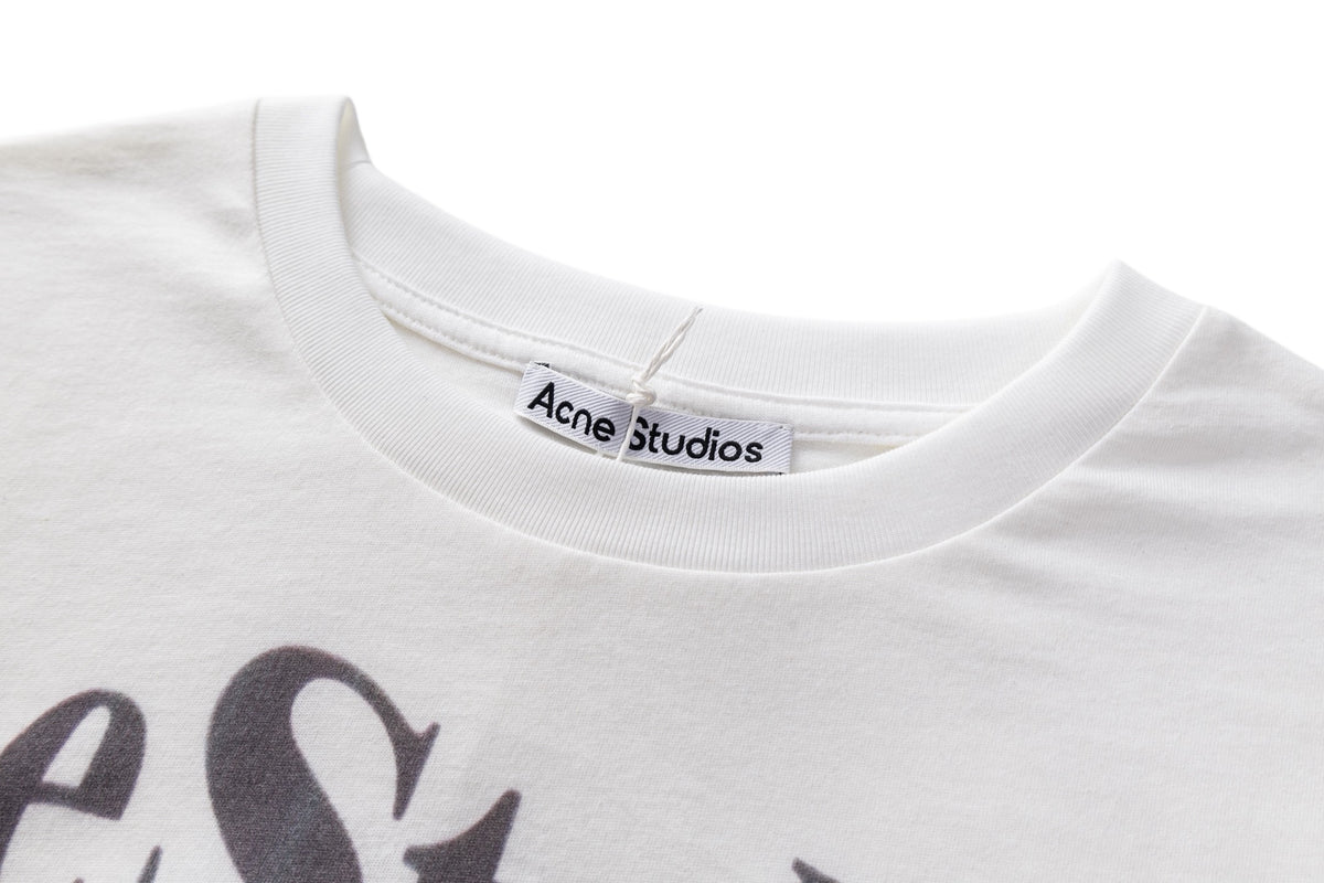 Acne Studios Est.1996 Large Front‑Print Crew‑Neck Short‑Sleeve T‑Shirt