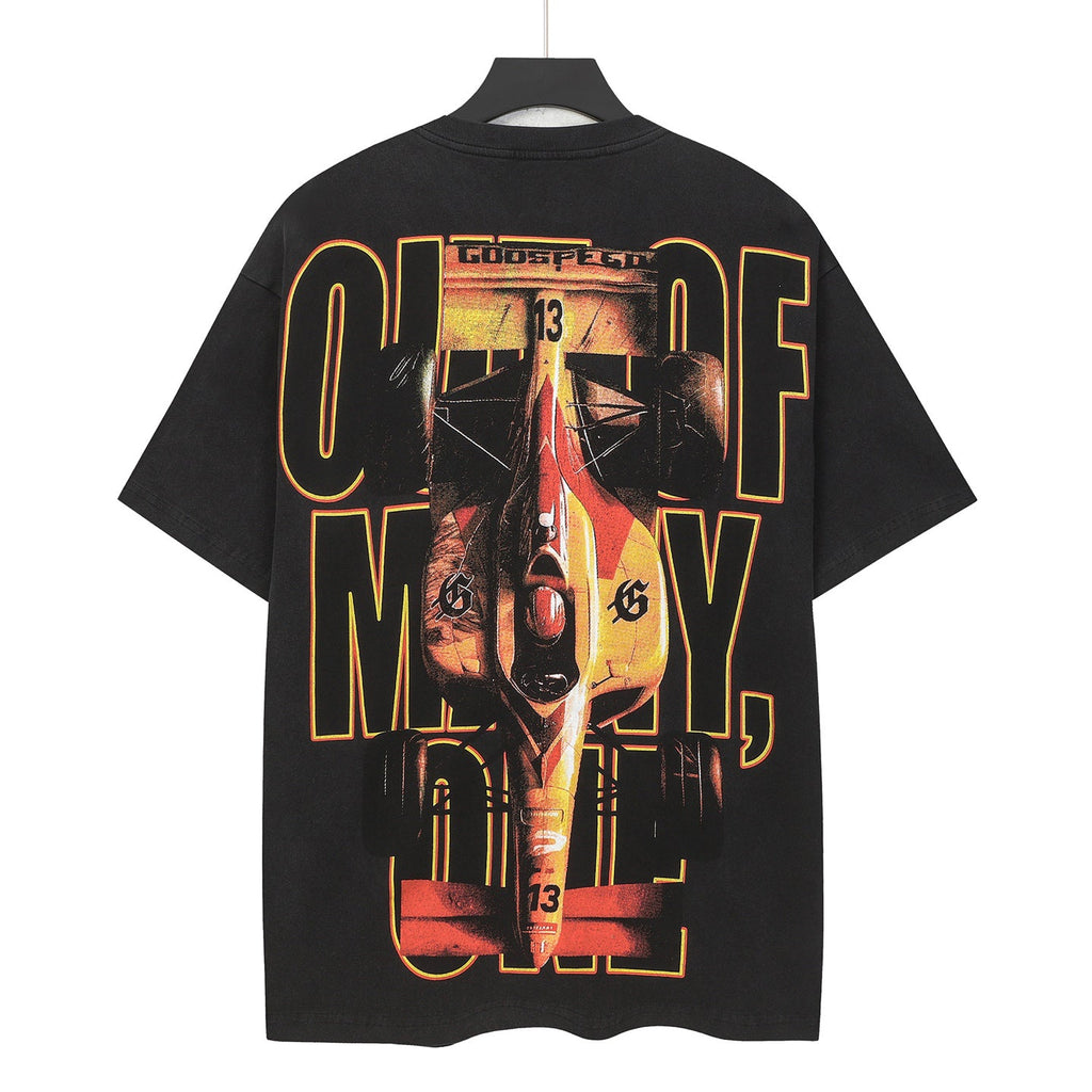 Godspeed Victory Lap Short Sleeve Tee (Washed Black)