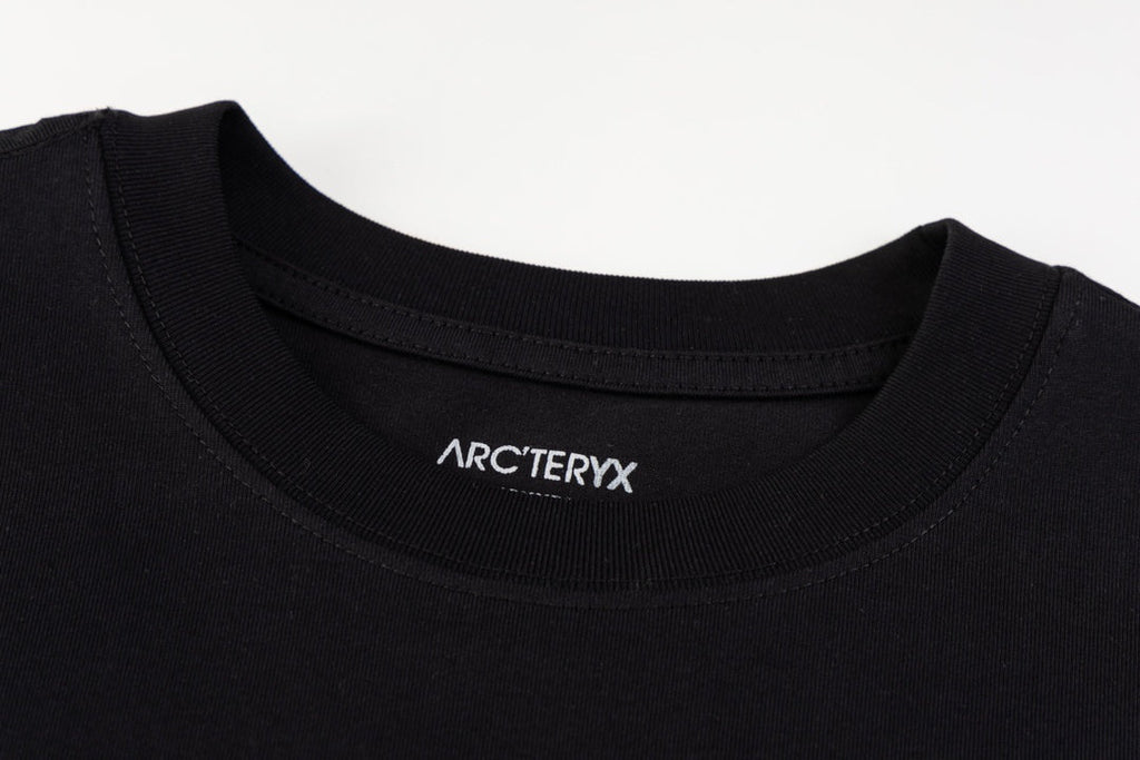 Arc'teryx Pink Fossil Bird Front‑Back Print SS T‑Shirt