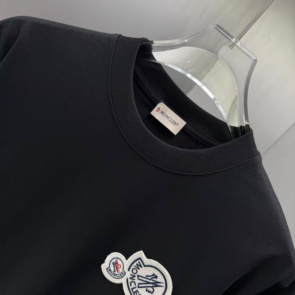 Moncler Double Badge T-Shirt Black