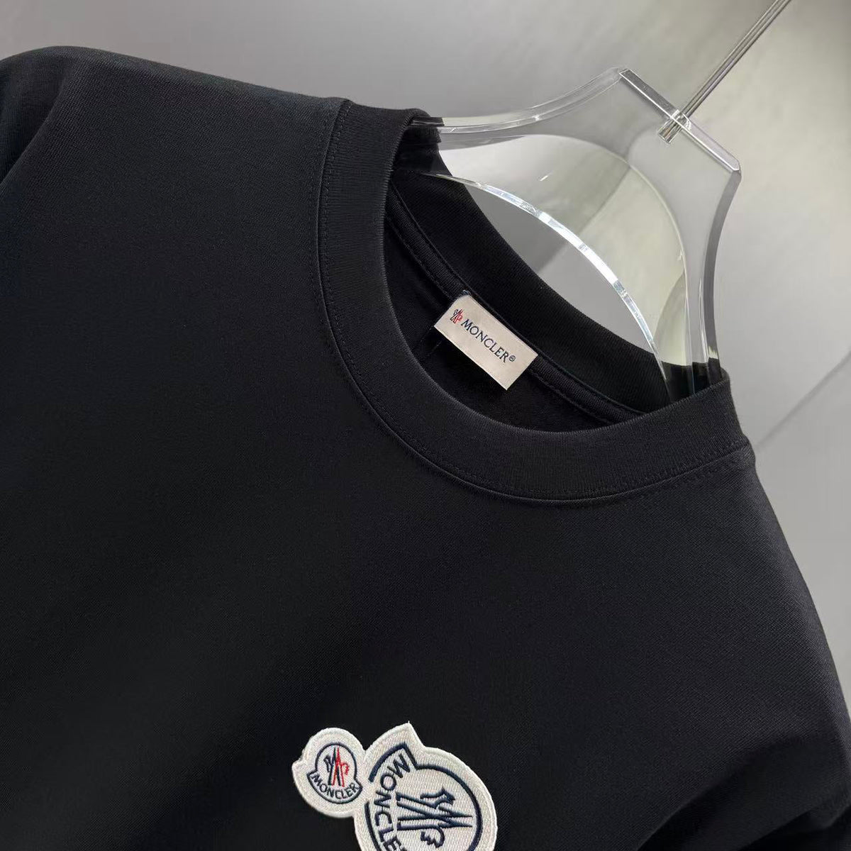 Moncler Double Badge T-Shirt Black