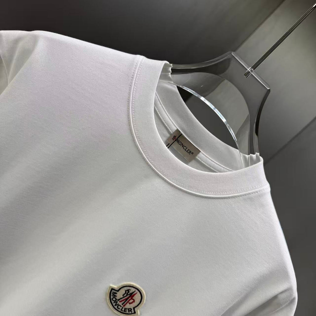 Moncler Classic Badge T-Shirt White
