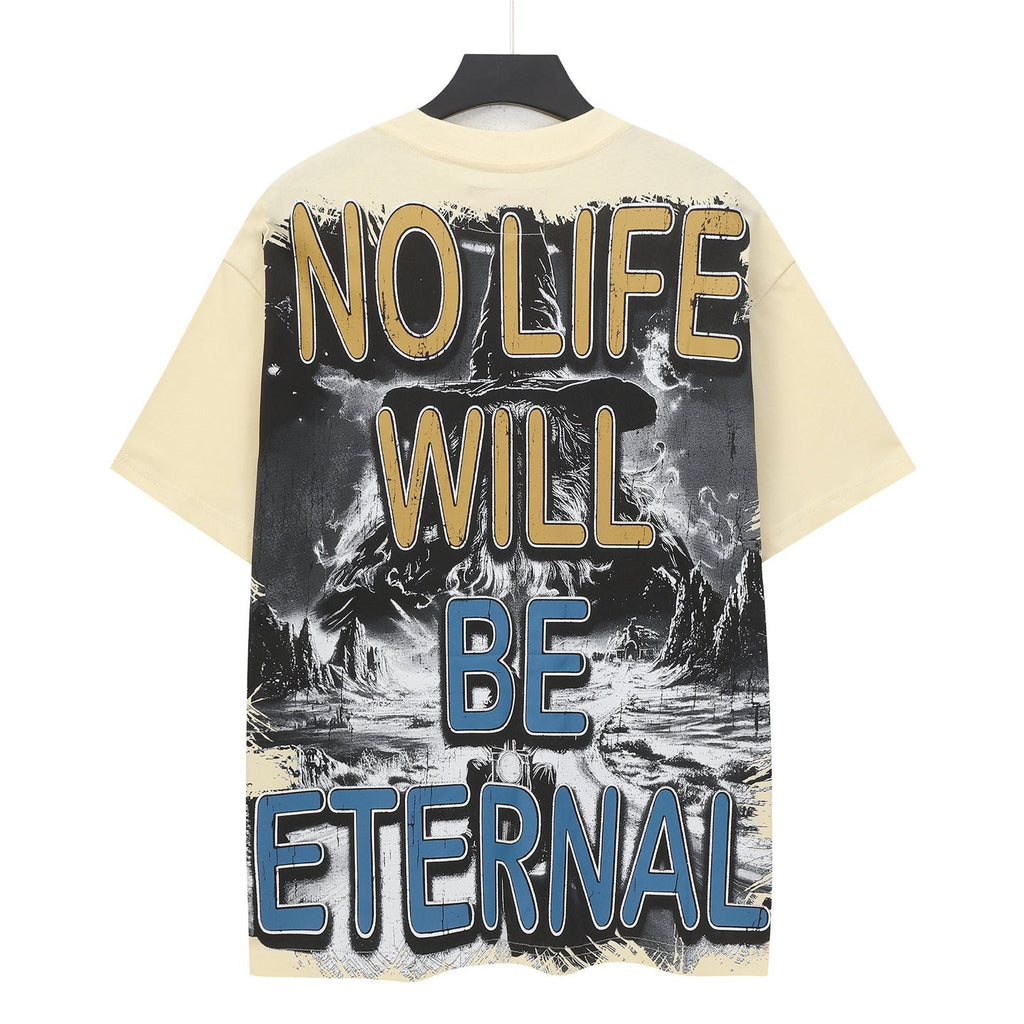 Godspeed Desert Wizard Biker Short Sleeve Tee (Cream Yellow)