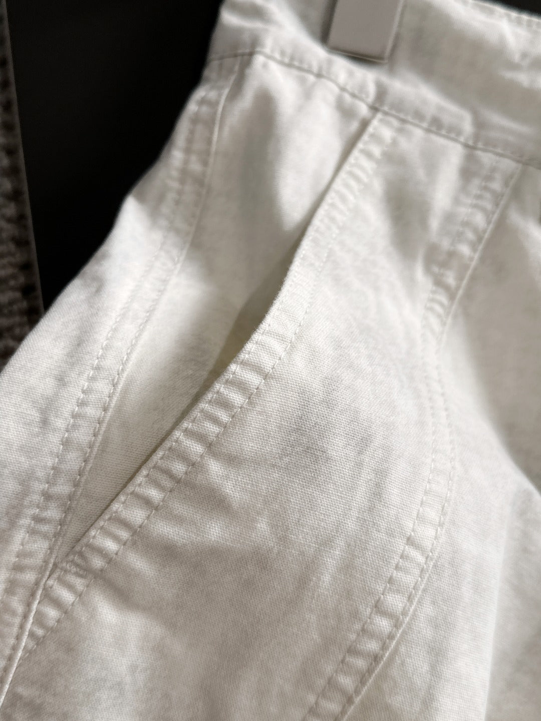 Ralph Lauren Men's White Straight‑Leg Casual Trousers