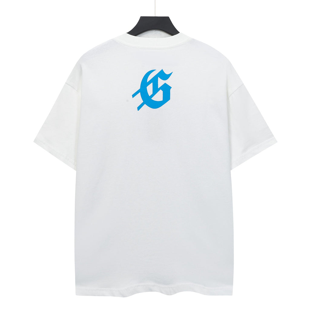 Godspeed Western Cowboy Skeleton Riders Short Sleeve Tee (White)