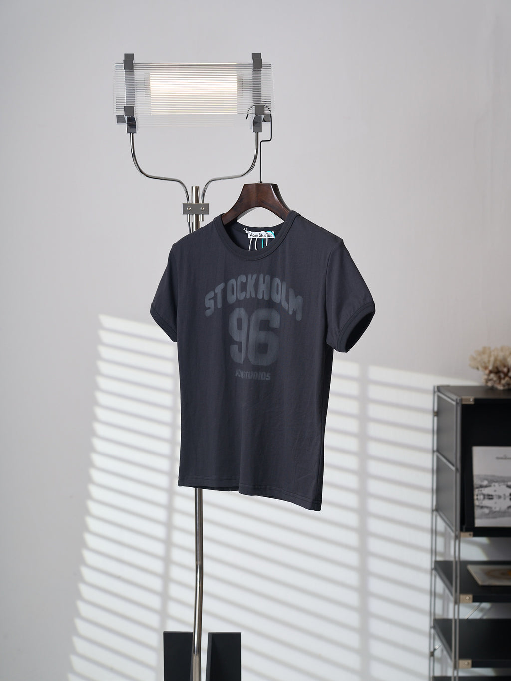 Acne Studios Women's Short‑Sleeve Crew‑Neck Crop T‑Shirt