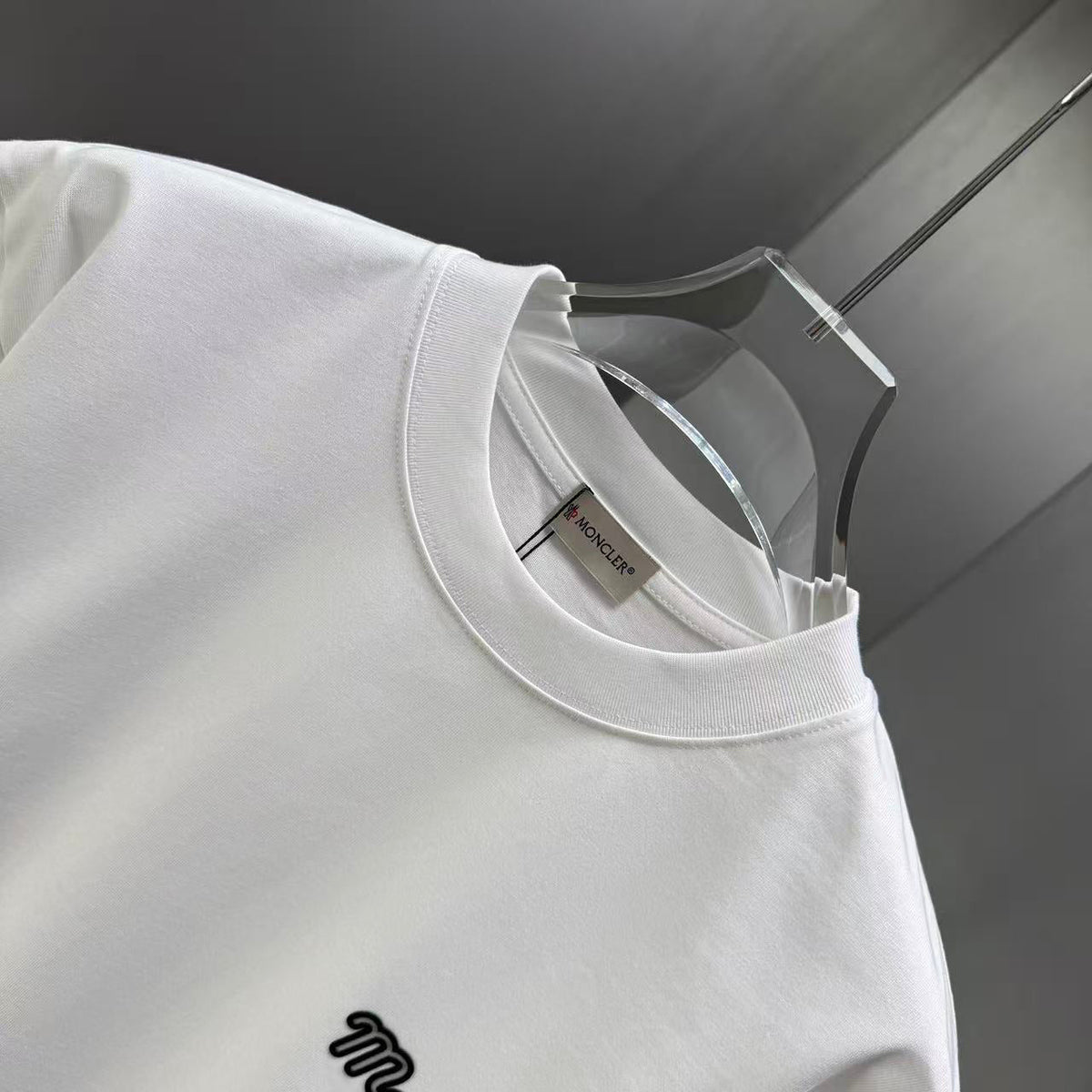Moncler Script Logo T-Shirt White