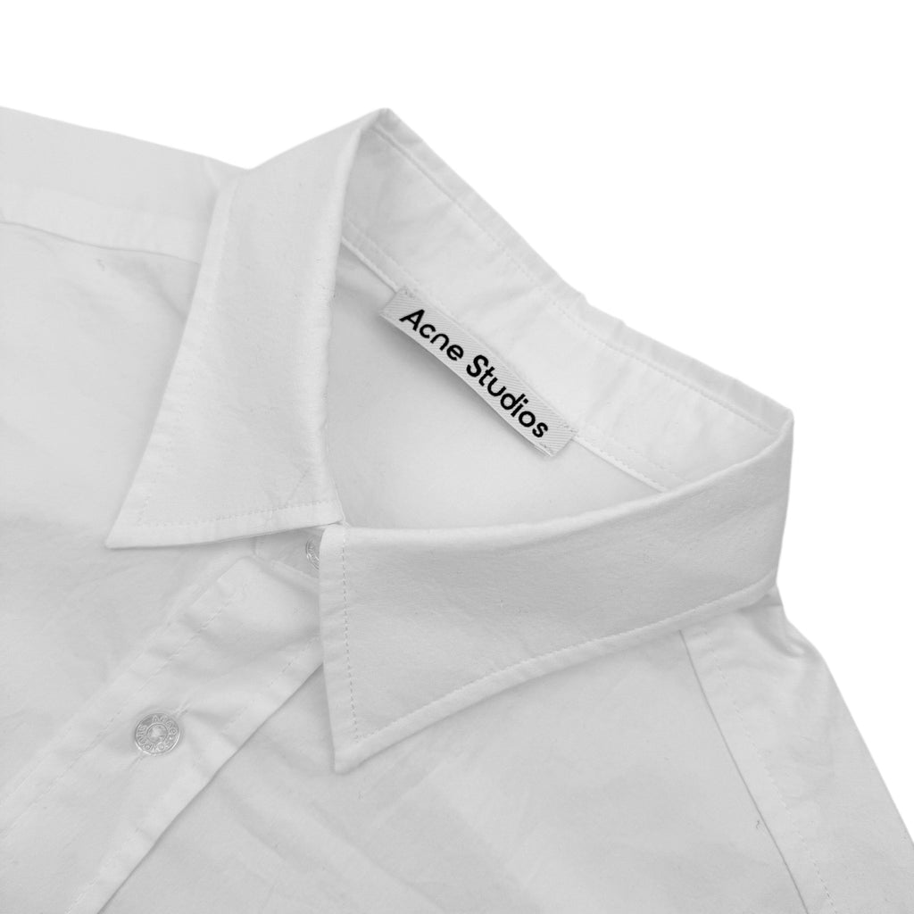 Acne Studios Oversized Long‑Sleeve Button‑Front Cotton Shirt