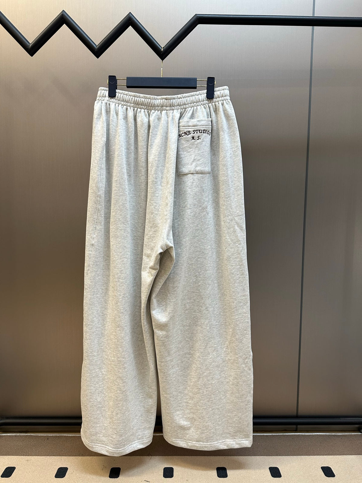 Acne Studios Elastic Waist Wide‑Leg Sweat Pants