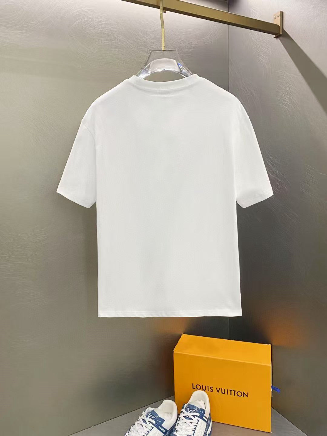Amiri Hollywood Lion Front Graphic Crew‑Neck Short‑Sleeve T‑Shirt