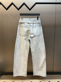 Acne Studios Belt‑Detail Wide‑Leg Denim Jeans