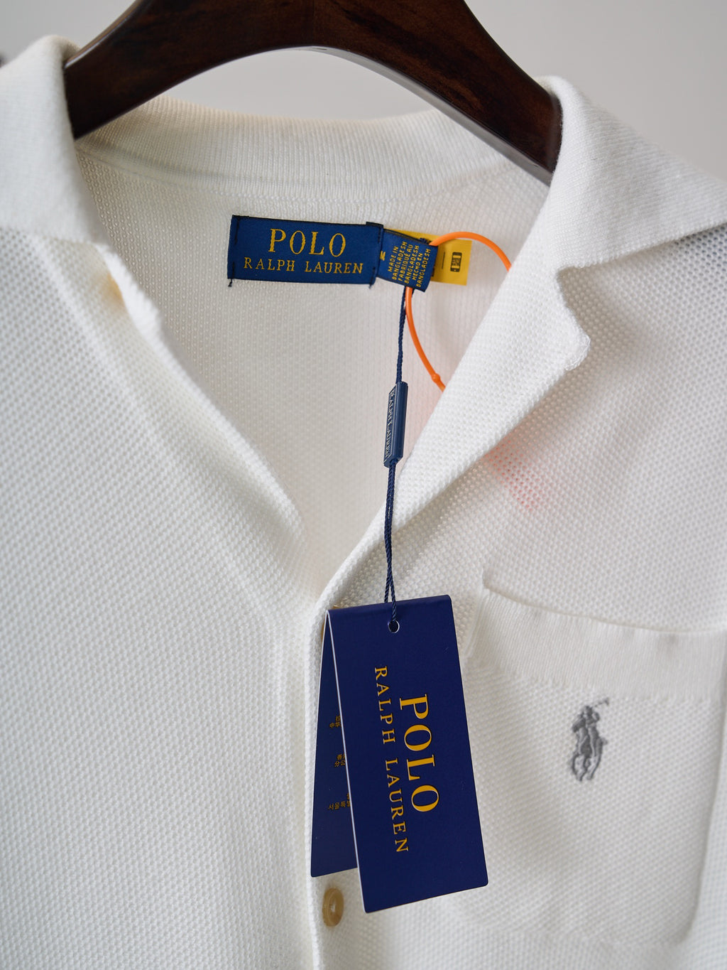 Polo Ralph Lauren Men's Camp‑Collar Button‑Front Waffle‑Knit Short‑Sleeve Shirt, Grey Pony Embroidery