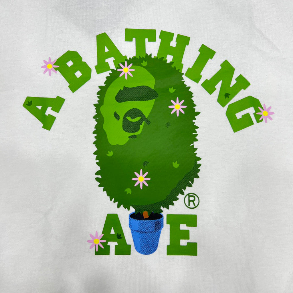 BAPE Topiary Bonsai Ape Head Daisy College Logo Tee Oversized Unisex T-Shirt