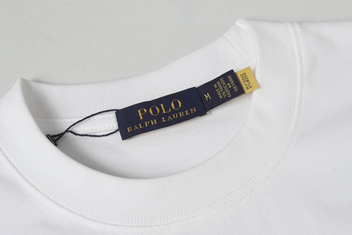Ralph Lauren Men's Crew‑Neck Short‑Sleeve Embroidered Logo T‑Shirt