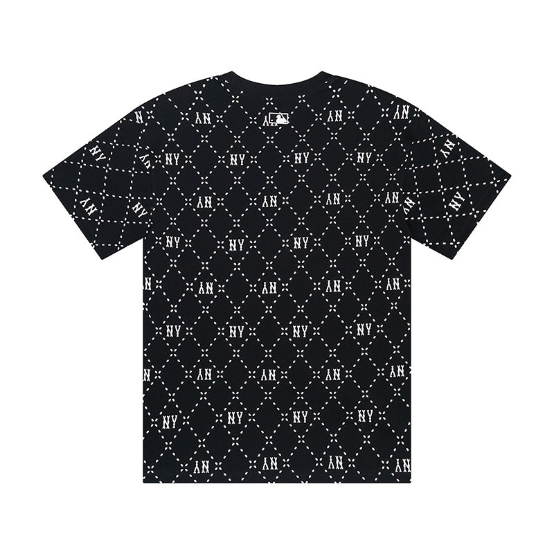 NY Yankees Diamond Monogram All-Over T-Shirt