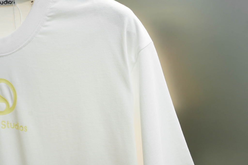 Acne Studios Circular‑Logo Crew‑Neck Short‑Sleeve T‑Shirt