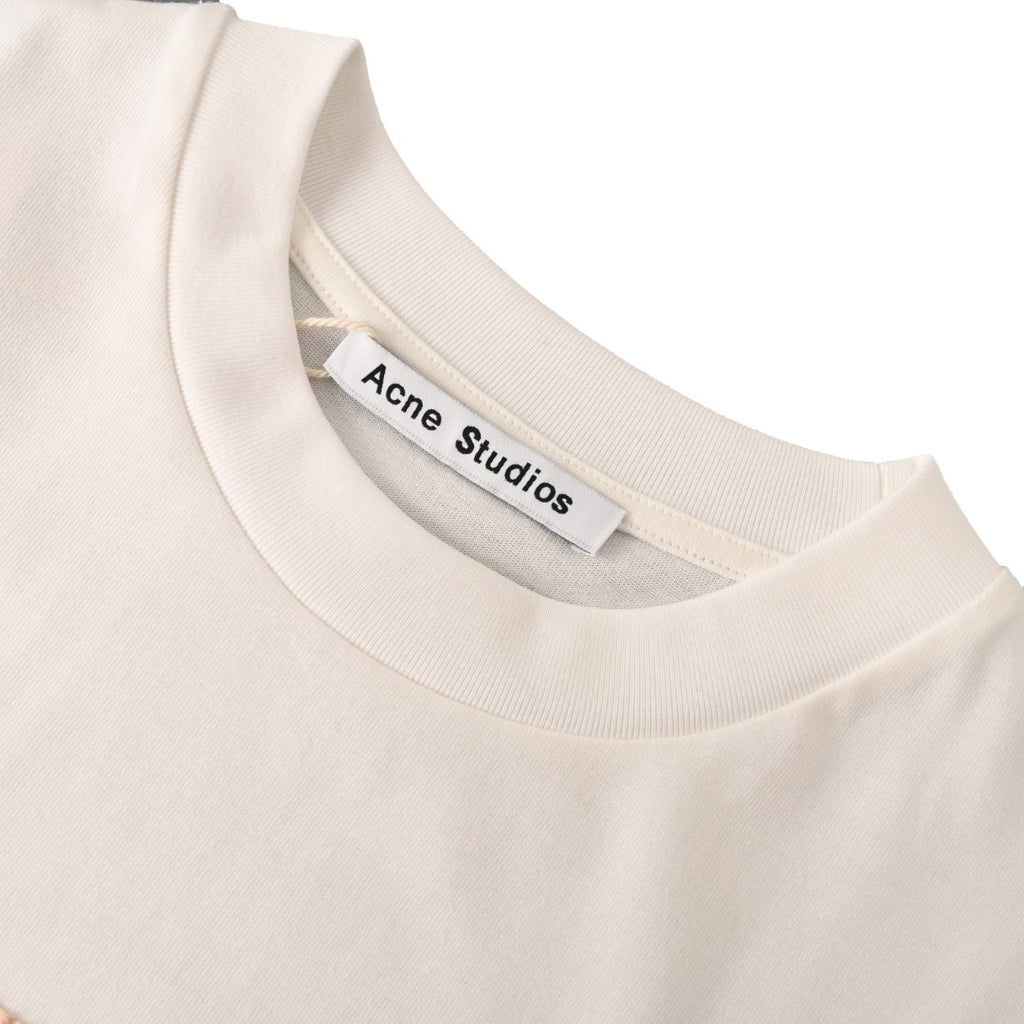 Acne Studios Western‑Patch‑Graphic Oversized Crew‑Neck T‑Shirt