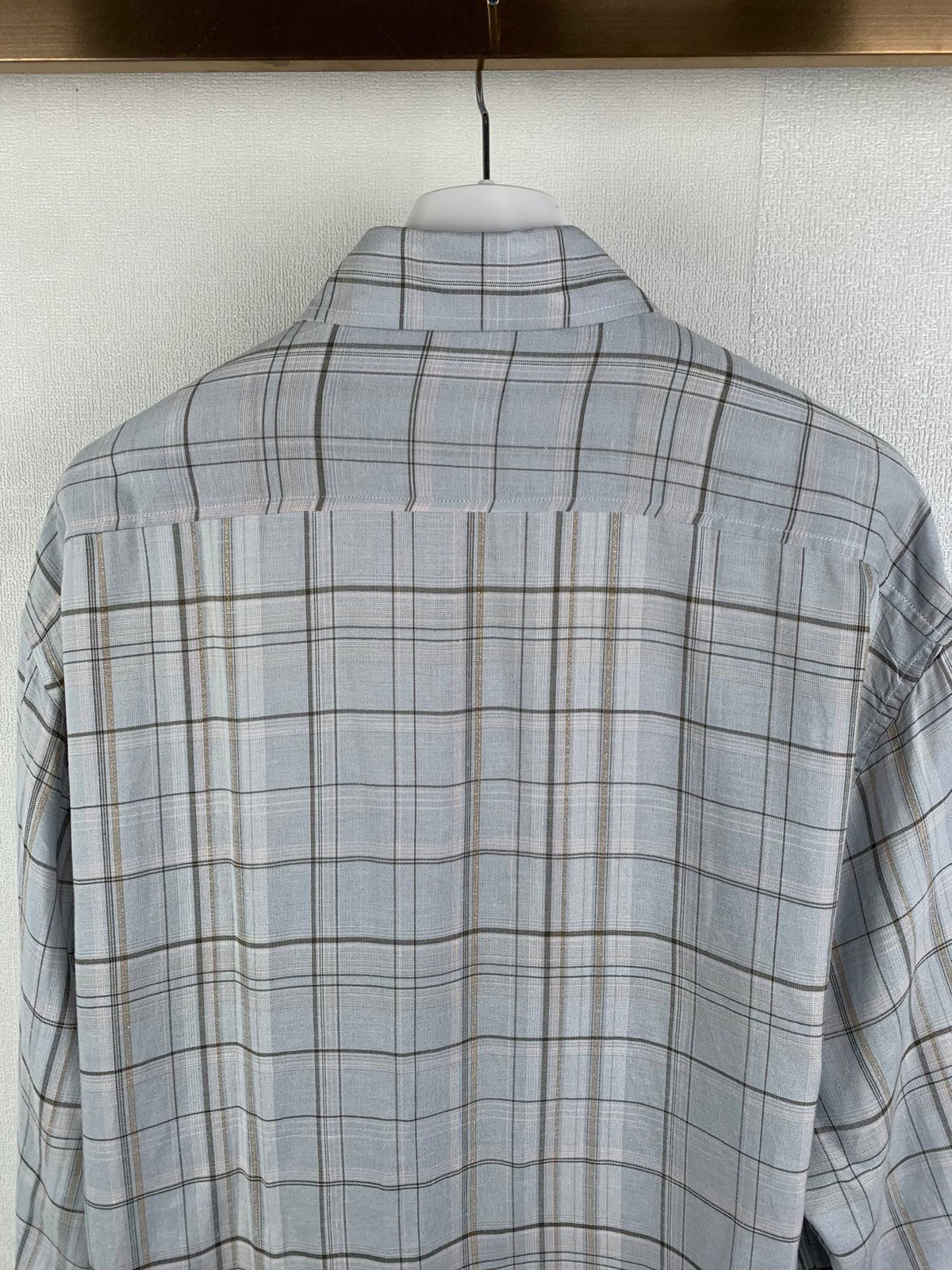 Acne Studios Oversized Plaid Long‑Sleeve Shirt