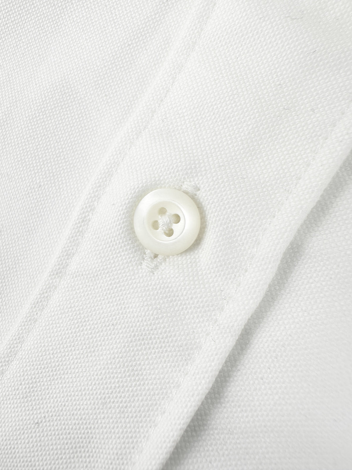 Men's Long‑Sleeve Button‑Down Shirt, Small Logo Embroidery On Left Chest