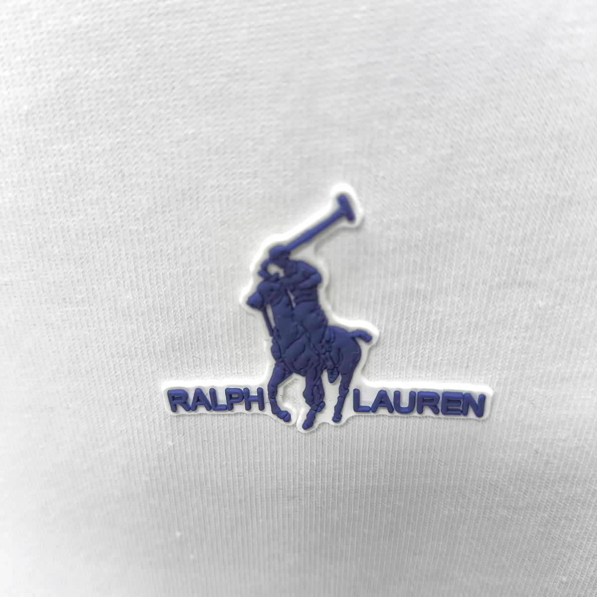 Men's Crew‑Neck Short‑Sleeve T‑Shirt, Navy Pony Chest Embroidery