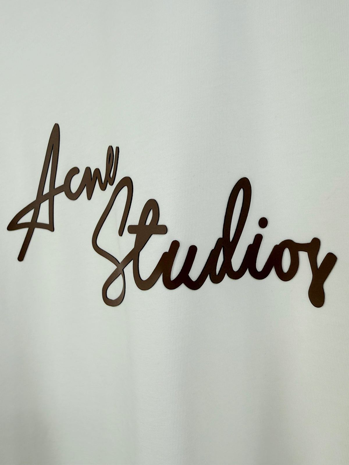 Acne Studios Short‑Sleeve Signature Script Print T‑Shirt