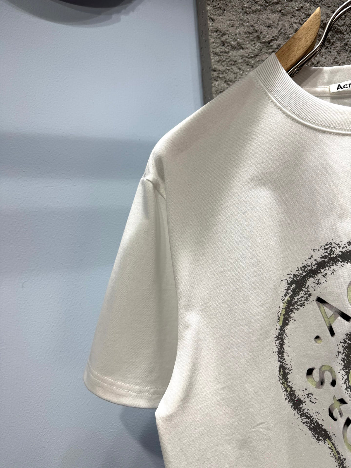 Acne Studios Circular Graphic Short‑Sleeve T‑Shirt